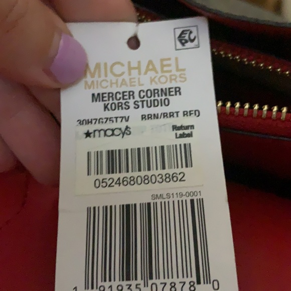 MICHAEL KORS LARGE PURSE OBO STILL HAS TAGS INSIDE - Picture 8 of 9